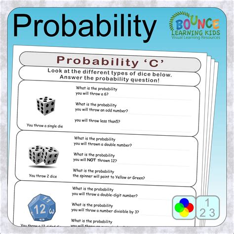 fun probability worksheets