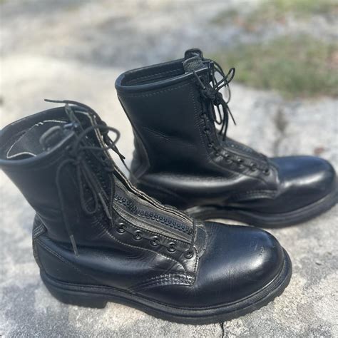 Red Wing 4473 Zip Firefighter 8 Steel Toe Boots Depop