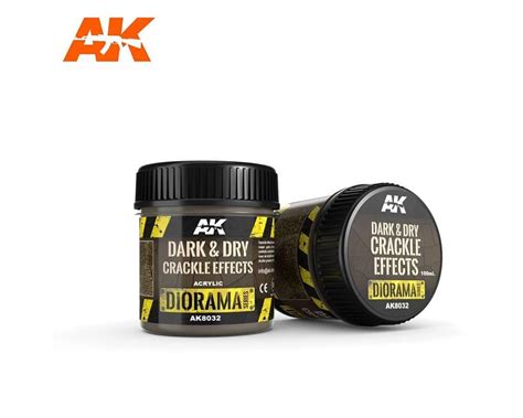 AK INTERACTIVE Diorama Series Dark + Dry Crackle Effec [AKI8032