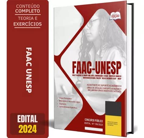 Apostila Unesp Faac C Mpus Bauru Assistente Suporte Parcelamento