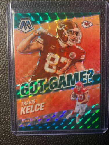 Panini Mosaic Got Game Mosaic Prizm Gg Travis Kelce For