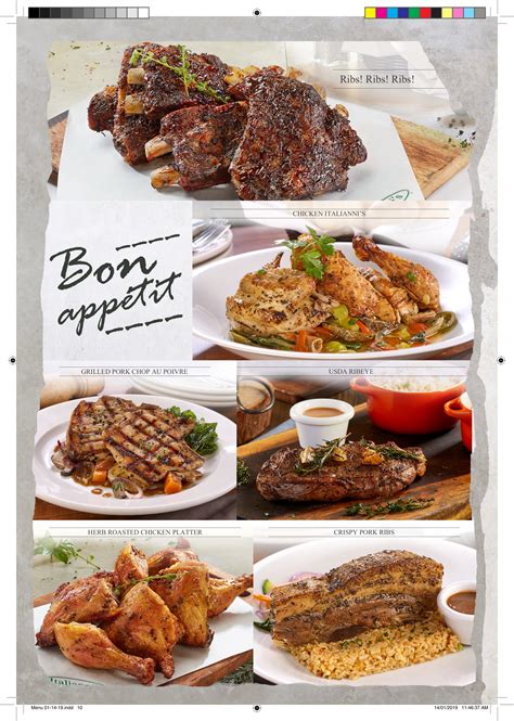 Italiannis Menu Precios 1