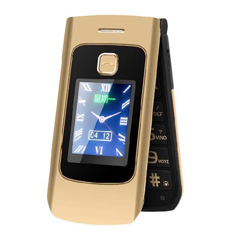 Buy F Flip Mobile Phone For Elderly Dual Screen Big Button Large