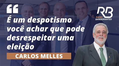 Carlos Melles Fala Sobre A Destitui O Da Diretoria Do Sebrae Youtube