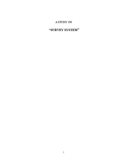 Survey System A Study On Pdf Software Testing Php