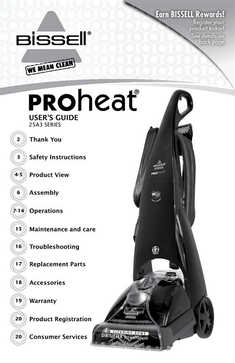 Bissell Proheat Manual