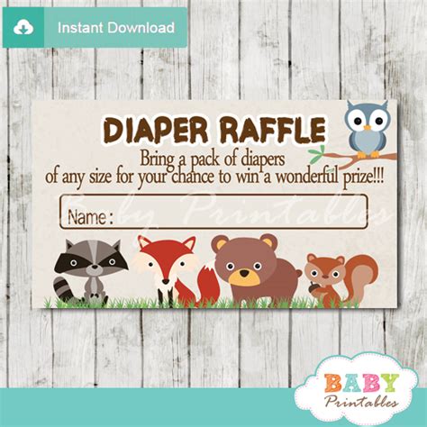 Diaper Raffle Tickets For A Baby Shower Atelier Yuwa Ciao Jp