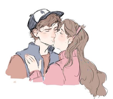 Mabel Pines Dipper Pines Pinecest GF Персонажи GF Пейринг