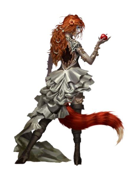 Huldra Fey Pathfinder Pfrpg Dnd Dandd D20 Fantasy Female Fox Female