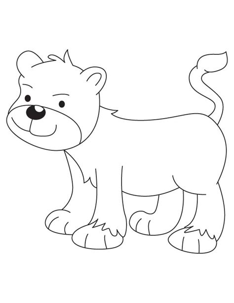 Lion Cub Coloring Pages Coloring Pages