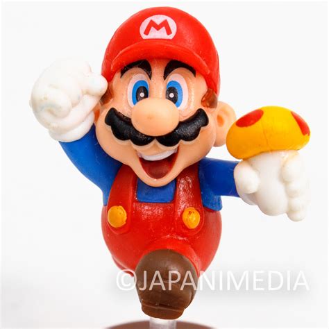 Mario Miniature - Super Mario Bros. MARIO Super Mushroom Miniature Figure Choco-Egg ...