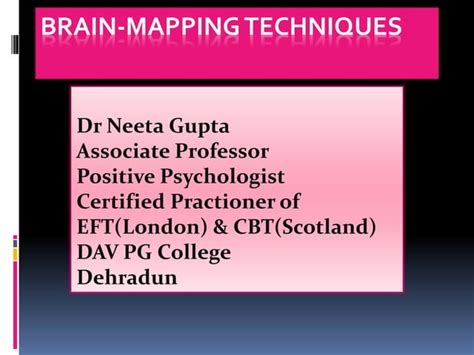 Brain Mapping Techniques | PPT