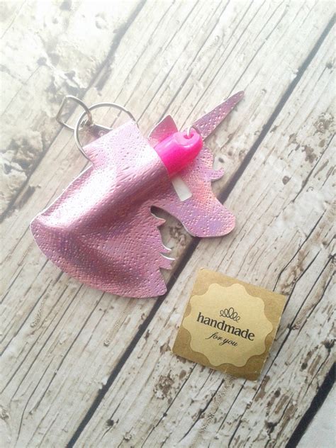 Unicorn Chapstick Keychain Holder Template Etsy