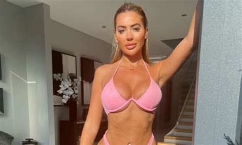 Chloe Ferry Exposes Her Ample Assets In A Skimpy Pink Bikini Amid