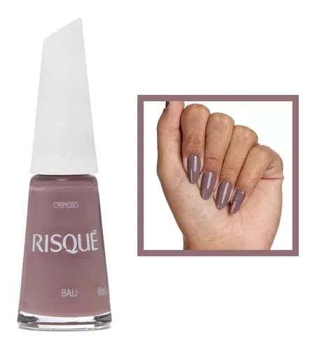 Esmalte Risque Bali Nude Cremoso Hipoalergenico 8ml MercadoLivre