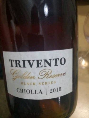 Trivento Golden Reserve Black Series Criolla Vivino Us