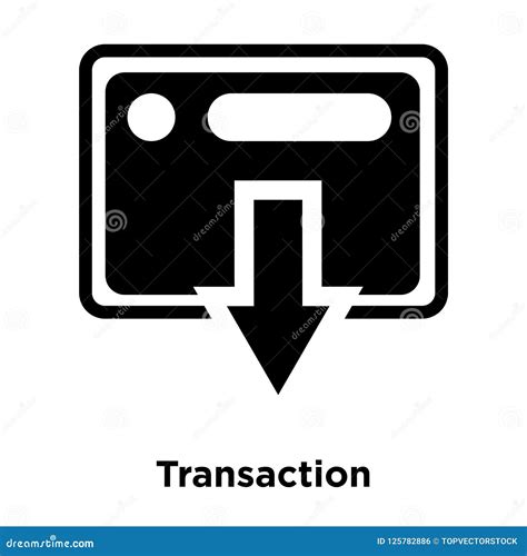 Transaction Icon Vector Isolated On White Background Logo Concept Of