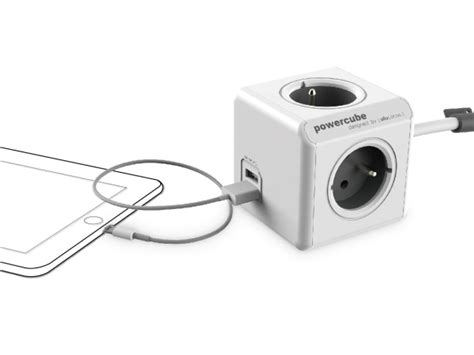 PowerCube Extended USB 3 m listwa rozgałęźnik przedłużacz Sklep