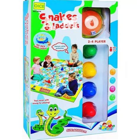 Jual Mainan Ular Tangga Snakes Ladders Karpet No 5834 Board Game