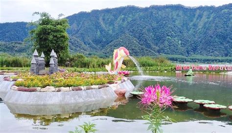 NUSABALI Ulun Danu Beratan Buat Objek Wisata Taman Ikan