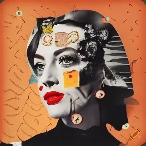 hannah hoch collage  photorealistic images  women  craiyon