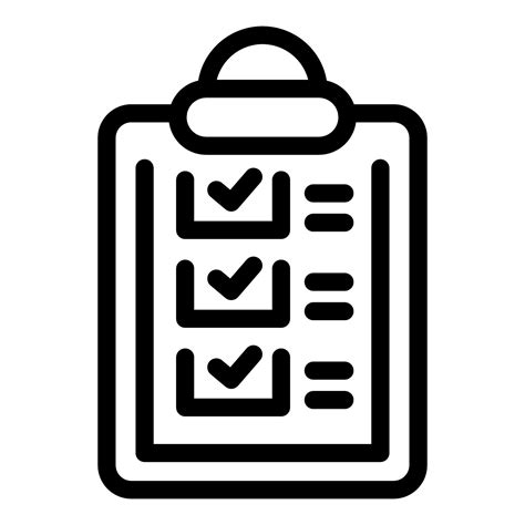 Clipboard Showing Completed Checklist Icon Representing Task Management