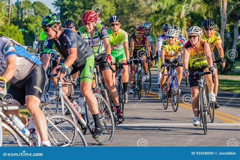 VENICE, FL - APRIL 24 - Hundreds of Cyclists from All Over the Country ...