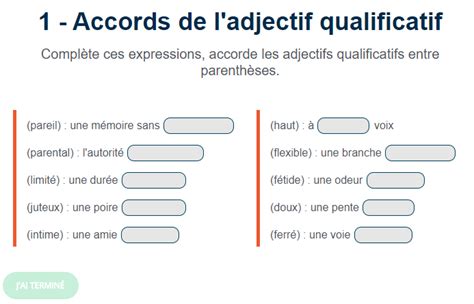 Exercice Adjectif Ce Imprimer Gratuit Librairie Interactive L