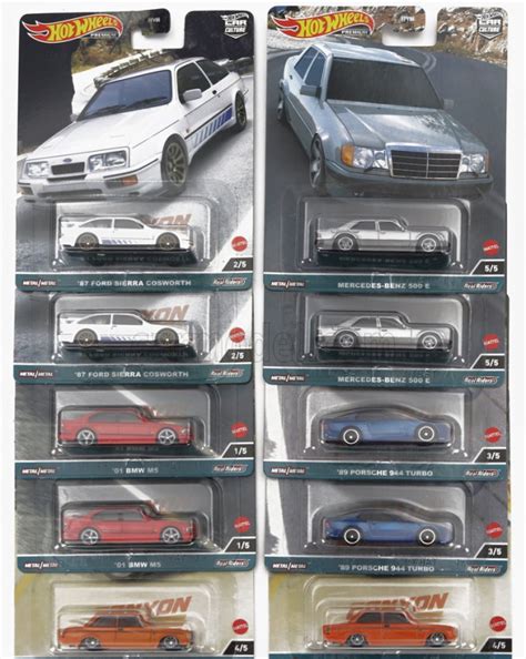 Mattel hot wheels Mercedes benz Set Assortment Pieces Canyon Warriors Cars Různé