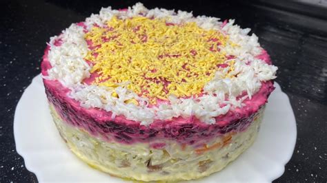 Сельдь под шубой! классический рецепт салата на любой праздник! - YouTube