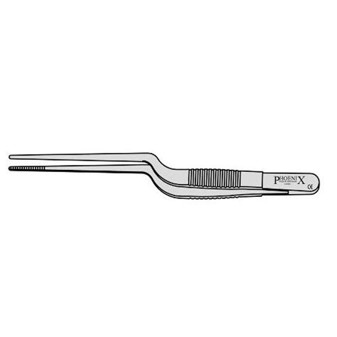 Lucae Aural Spring Pattern Dressing Forceps Bayonet Shape 140mm