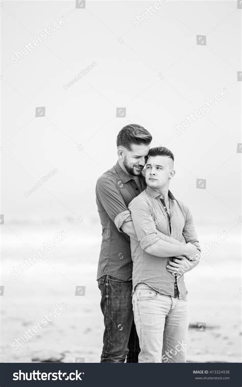 Same Sex Gay Male Couple On Stock Photo Shutterstock