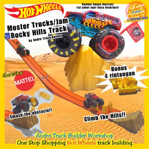 Jual Hotwheels Track Monster Truck Ori Mattel Hot Wheels Track Monster Jam Trackset Truck