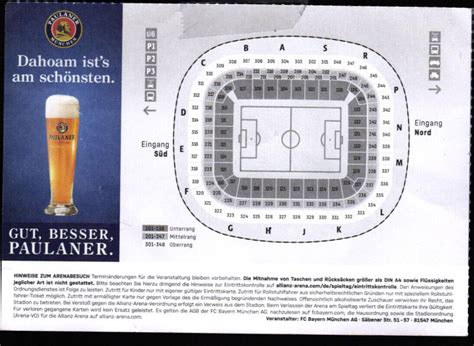 Ticket Dfb Pokal 2019 20 FC Bayern München TSG 1899 Hoffenheim 05 02