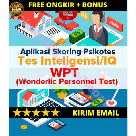 Jual Paket Alat Psikotes Dan Aplikasi Skoring Wonderlic WPT Untuk Tes