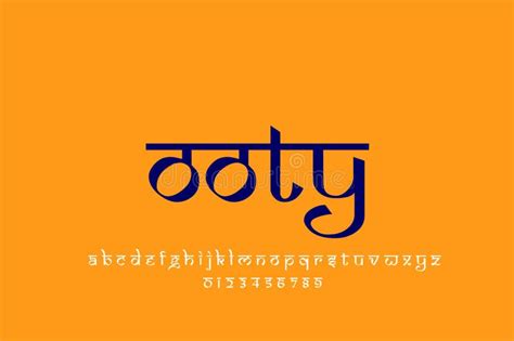 Design De Texto De Cidade Indiana Desenho De Fonte Latina Estilo Indiano Devanagari Inspirou