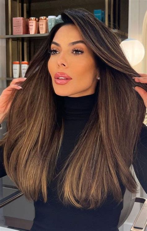 Subtle Hair Colour Ideas For A Sun Kissed Glow Brunette Subtle Ombre Subtle Hair Color