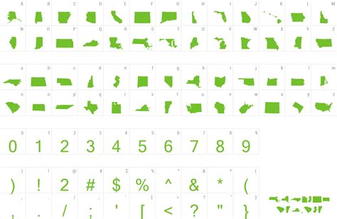 stateface font wfontscom