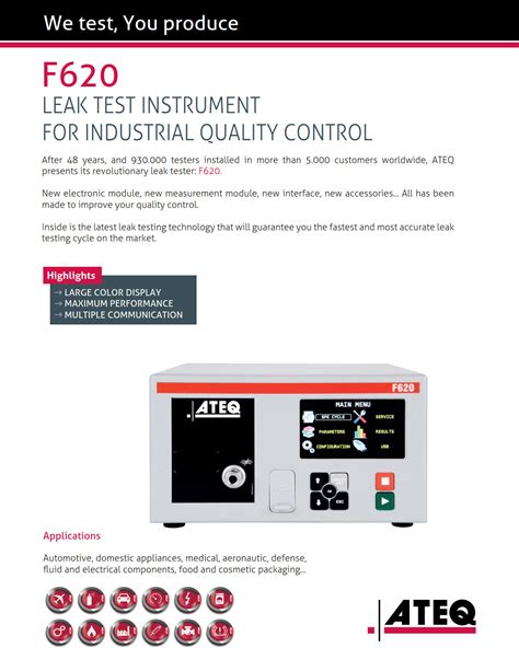 Brochures - Ateq Leaktesting