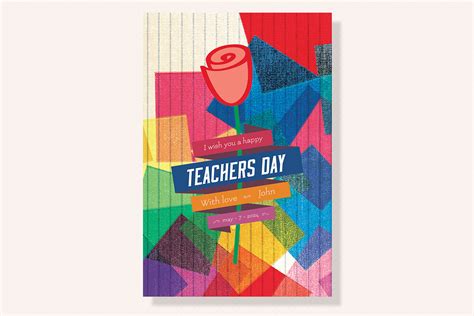 Teachers Day Card Graphic by sargatal · Creative Fabrica