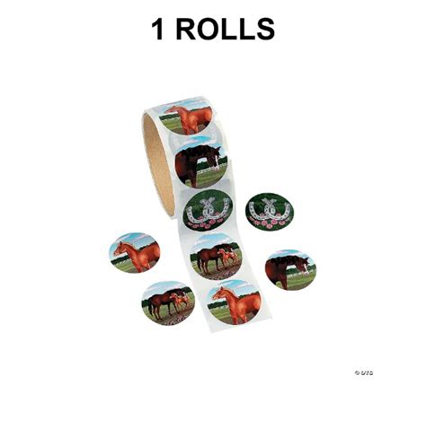 horse party sticker roll  pieces michaels