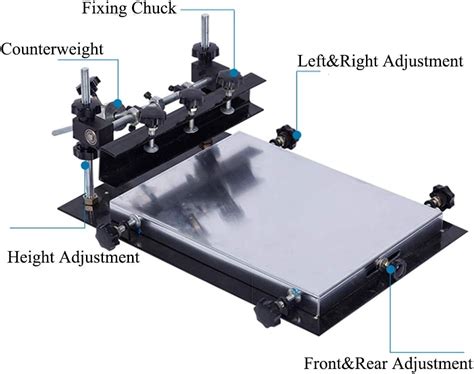 Buy Cgoldenwall Manual Smtsmd Screen Printer Pcb Stencil Printer Smt