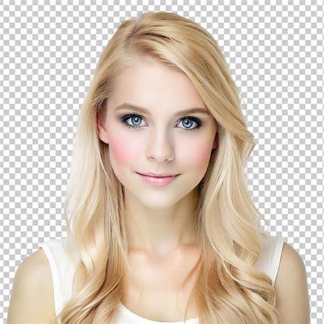Cheveux Jeune Fille Blonde PSD 300 modèles PSD gratuits de haute qualité à télécharger