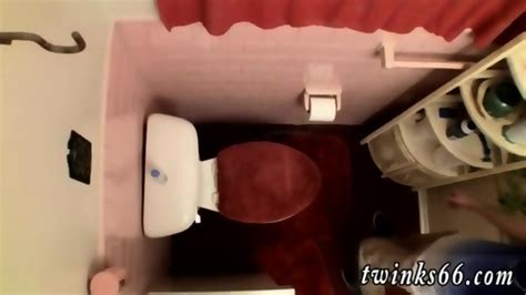 Guy Pissing On Other Guys Penis Gay Unloading In The Toilet Bowl