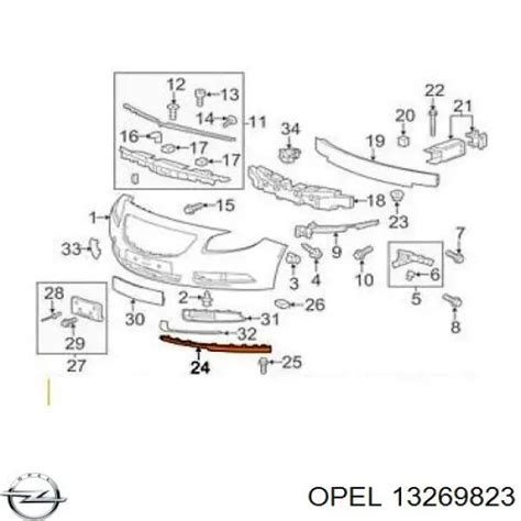 13269823 Peugeot Citroen alerón parachoques delantero comprar barato