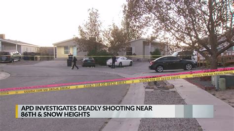 Apd Victim Dies In Sw Albuquerque Shooting Krqe News 13 Breaking News Albuquerque News