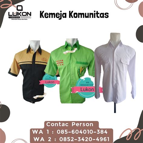 KONVEKSI WA 085 604010 384 Kemeja Komunitas Bulungan Flickr