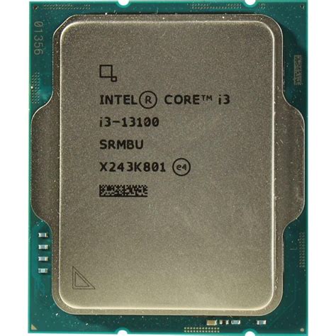 Процесор Intel Core i3 13100 3 4GHz 12MB Raptor Lake 60W S1700