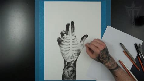 Depersonalization Art Realistic Hand Drawing Charcoal Surrealism Can