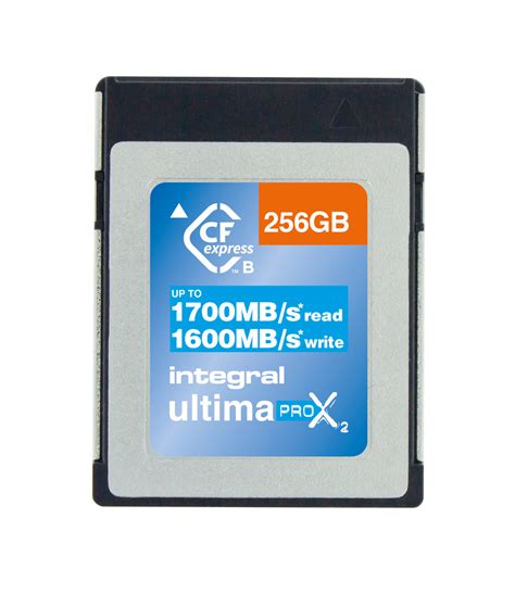 256GB Integral Ultima Pro X2 CFexpress Memory Card 11322X Speed 1700